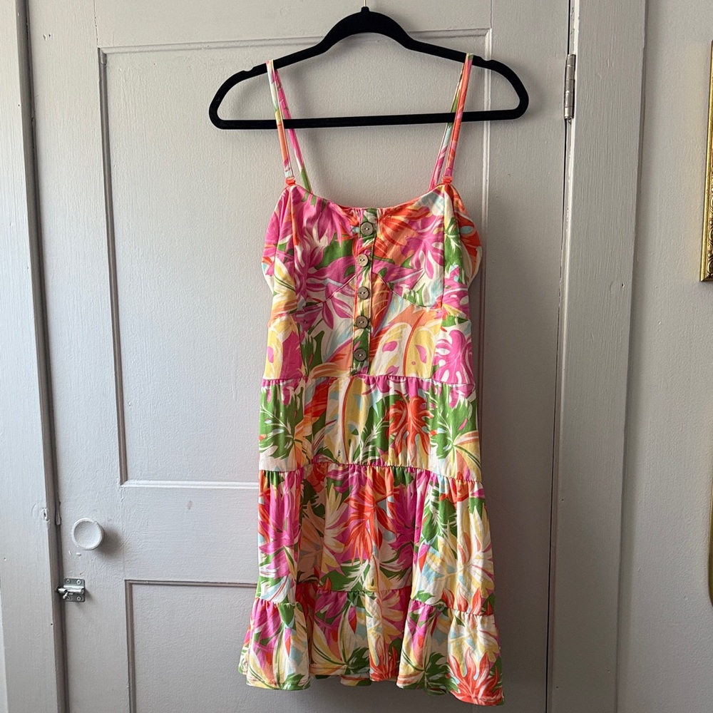 No Boundaries Colorful Floral Dress